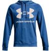 Under Armour Men’s Rival Fleece Sportstyle Logo Hoodie(Victory Blue (474)/Team Orange)