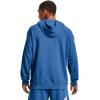 Under Armour Men’s Rival Fleece Sportstyle Logo Hoodie(Victory Blue (474)/Team Orange)