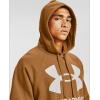 Under Armour Men’s Rival Fleece Sportstyle Logo Hoodie(Yellow Ochre (707)/Onyx White)