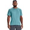 Under Armour Men’s Tech 2.0 Short-Sleeve T-Shirt(Cloudless Sky (404)/White)