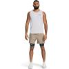 Under Armour Unisex-Adult Men’s Ua Vanish Woven 6′ Shorts(Timberwolf Taupe)