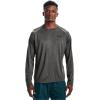 Under Armour mens Tech 2.0 Long Sleeve T-shirt(Carbon Heather (090)/Black)