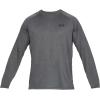 Under Armour mens Tech 2.0 Long Sleeve T-shirt(Carbon Heather (090)/Black)
