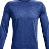 Under Armour mens Tech 2.0 Long Sleeve T-shirt(Tech Blue (432)/Black)