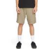 Volcom Men’s Frickin Elastic Waist 19″ Chino Short(Light Khaki)