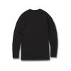 Volcom Men’s Solid UPF 50+ Long Sleeve Rashguard(Black/White)