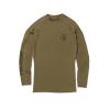 Volcom Men’s Solid UPF 50+ Long Sleeve Rashguard(Military 2)