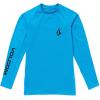Volcom Men’s Solid UPF 50+ Long Sleeve Rashguard(Tidal Blue)