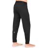 Volcom Men’s V-Science Midweight Thermal Base Layer Pants – Quick Dry, Moisture Wicking(Black)