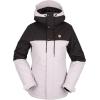 Volcom Womens Bolt Insulated Snowboard Ski Winter Hooded Jacket(Amethyst Smoke S3)