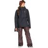 Volcom Womens Bolt Insulated Snowboard Ski Winter Hooded Jacket(Black)