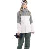 Volcom Womens Bolt Insulated Snowboard Ski Winter Hooded Jacket(Calcite S4)