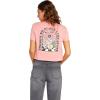 Volcom Womens Short Sleeve Pocket Dial Tee – Crew Neck T-Shirt with Chest Pocket and Screen Print(Desert Pink)