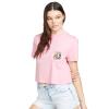 Volcom Womens Short Sleeve Pocket Dial Tee – Crew Neck T-Shirt with Chest Pocket and Screen Print(Guava)