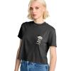 Volcom Womens Short Sleeve Pocket Dial Tee – Crew Neck T-Shirt with Chest Pocket and Screen Print(Vintage)