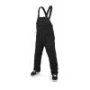 Volcom mens Roan Bib Overall Snowboard Pant(Black S4)