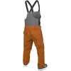 Volcom mens Roan Bib Overall Snowboard Pant(Caramel S5)