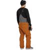Volcom mens Roan Bib Overall Snowboard Pant(Caramel S5)