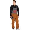 Volcom mens Roan Bib Overall Snowboard Pant(Caramel S5)