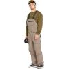 Volcom mens Roan Bib Overall Snowboard Pant(Chestnut Brown S5)