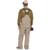 Volcom mens Roan Bib Overall Snowboard Pant(Chestnut Brown S5)