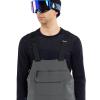 Volcom mens Roan Bib Overall Snowboard Pant(Dark Grey S4)