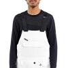 Volcom mens Roan Bib Overall Snowboard Pant(White S4)