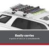 YAKIMA, FreshTrack Ski & Snowboard Mount, Fits Most Roof Racks(6 Ski Pairs/2 Snowboards)