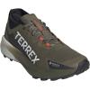adidas Men’s Terrex Agravic Gore-tex Trail Running Shoes Sneaker(Olive Strata/White/Semi Impact Orange)