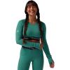 Backcountry, Cedars RWS Merino Lt-Wt Baselayer Cropped Crew Top – Women’s(Gearhead Green)