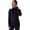 Backcountry, Cedars RWS Merino Mid-Wt Baselayer 1/4-Zip Top – Women’s(Black)