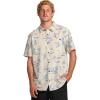 Billabong Mens Classic Sundays Woven Short Sleeve Shirt(Chili)