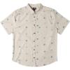 Billabong Mens Classic Sundays Woven Short Sleeve Shirt(Cream S125 Mini)