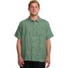 Billabong Mens Classic Sundays Woven Short Sleeve Shirt(Dark Khaki S125)