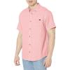 Billabong Mens Classic Sundays Woven Short Sleeve Shirt(Dusty Pink)