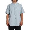 Billabong Mens Classic Sundays Woven Short Sleeve Shirt(Jade Stone)