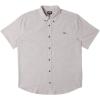 Billabong Mens Classic Sundays Woven Short Sleeve Shirt(Port Heather)
