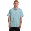 Billabong Mens Classic Sundays Woven Short Sleeve Shirt(Washed Blue S125 Mini)