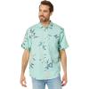 Billabong Mens Classic Sundays Woven Short Sleeve Short Sleeve Shirt(Green Haze)