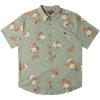 Billabong Mens Classic Sundays Woven Short Sleeve Short Sleeve Shirt(Sage)