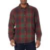 Billabong Mens Coastline Long Sleeve Flannel Shirt(Brick)
