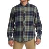 Billabong Mens Coastline Long Sleeve Flannel Shirt(Fern)