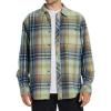 Billabong Mens Coastline Long Sleeve Flannel Shirt(Light Sage)
