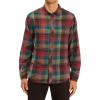 Billabong Mens Coastline Long Sleeve Flannel Shirt(Oxblood)