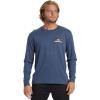 Billabong Men’s Range Long Sleeve Graphic Tee(Slate Blue)