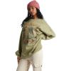 Billabong womens Ride in Oversized Crewneck Sweatshirt(Avocado)