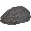 Brixton Men’s Brood Newsboy Snap Hat(Grey/Black)