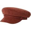 Brixton Unisex-Adult Fiddler Cap(Burnt Brick Terry Cloth)
