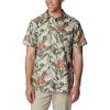 Columbia Men’s Silver Ridge Utility Lite Novelty Short Sleeve(Ancient Fossil Floriculture)