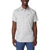 Columbia Men’s Silver Ridge Utility Lite Novelty Short Sleeve(Columbia Grey Chambray Stripe)